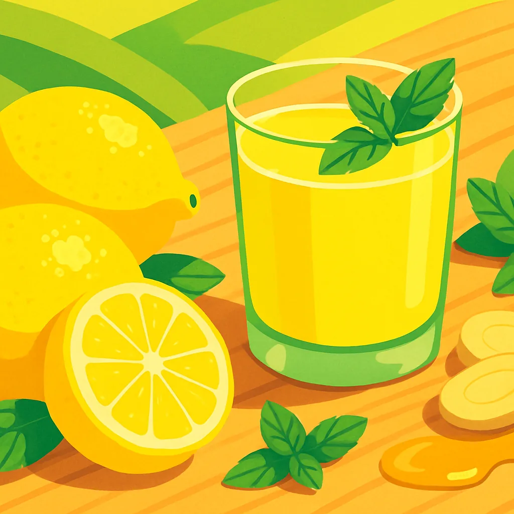 Ilustrasi Manfaat Sari Lemon Murni Detox untuk Mengatasi Gejala Penuaan Dini